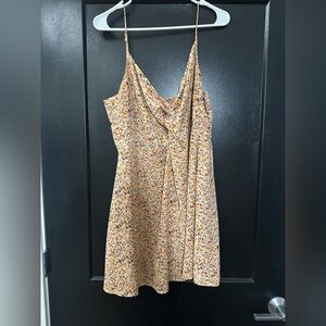 Abercrombie & Fitch Yellow Floral Dress
